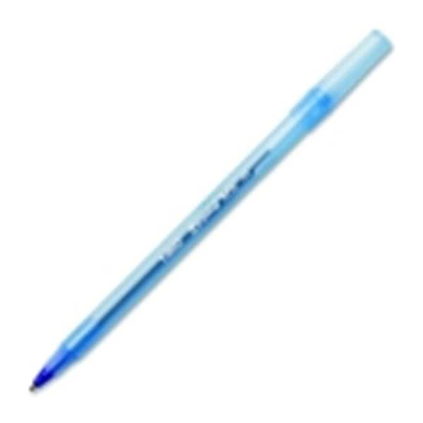 BIC Round Stic Ballpoint Pen; Blue Ink; Pack of  60